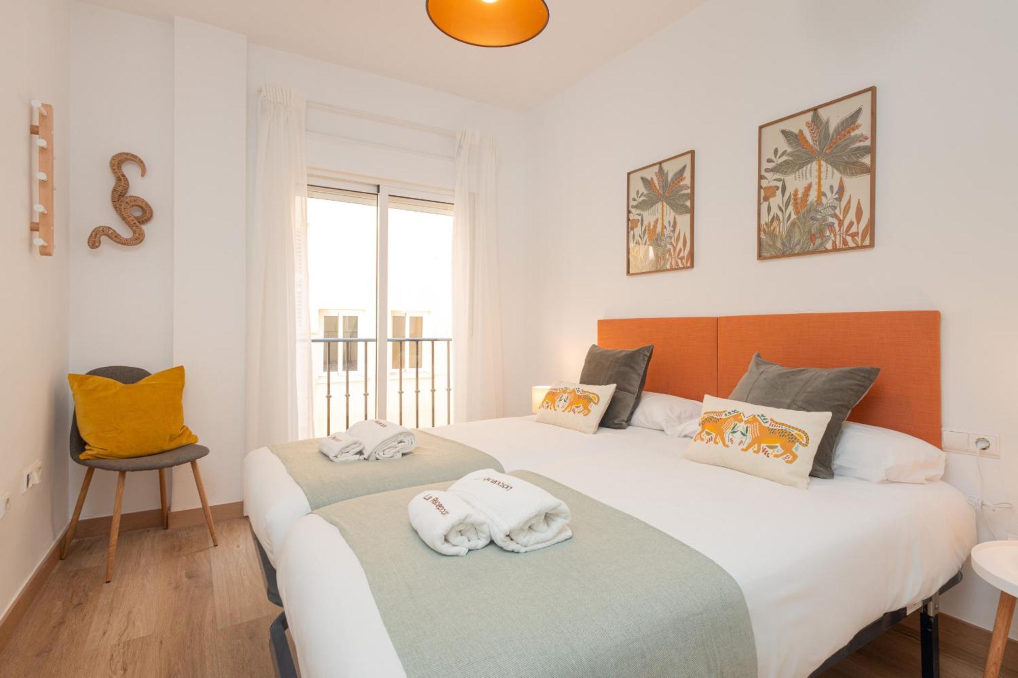 Apartamento C21 Trendy 2 Bdr & Parking Downtown Málaga Exterior foto